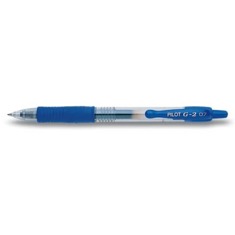PILOT G2 Gelschreiber blau/transparent 0,4 mm, Schreibfarbe: blau, 1 St.