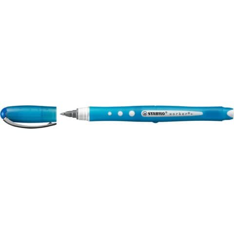 STABILO worker colorful Tintenroller 0,5 mm, Schreibfarbe: blau, 1 St.