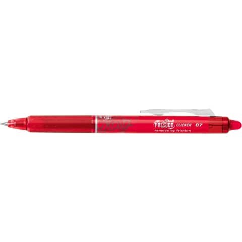 PILOT FRIXION ball CLICKER Tintenroller 0,4 mm, Schreibfarbe: rot, 1 St.