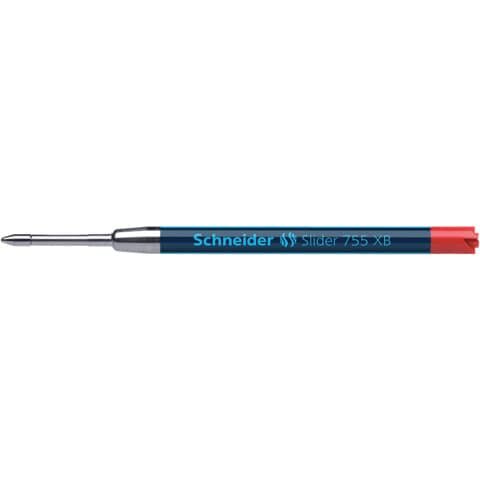 Schneider Slider 755 Kugelschreiberminen XB rot, 10 St.