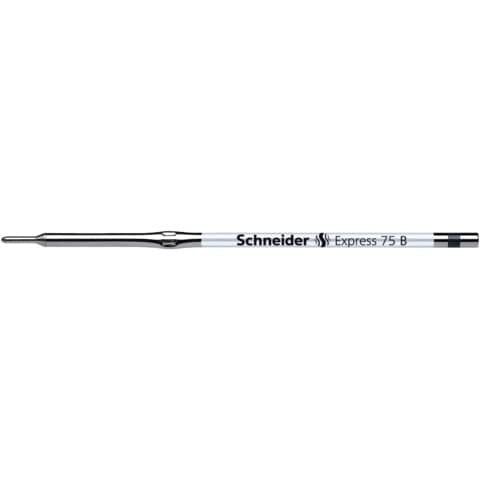 SCHNEIDER Kugelschreibermine Express 75 - B, schwarz (dokumentenecht)