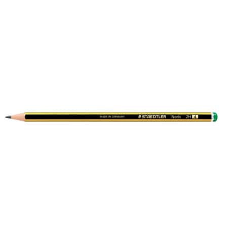 STAEDTLER Noris 120 Bleistift 2H schwarz/gelb, 1 St.