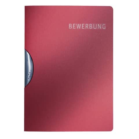 LEITZ 3973 Bewerbungsmappe Elegant, A4, Karton, bordeaux