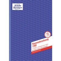 AVERY ZWECKFORM 1768 Kassenabrechnung, DIN A4, mit...