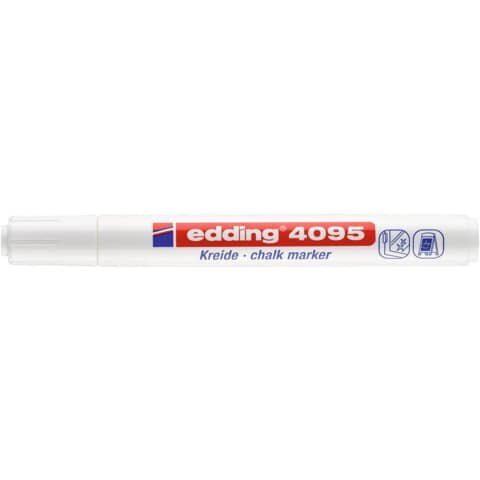 edding 4095 Kreidemarker weiß 2,0 - 3,0 mm, 1 St.