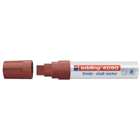 EDDING 4090 Kreidemarker - 4 - 15 mm, braun