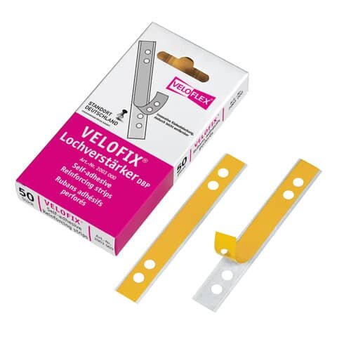 50 VELOFLEX Lochverstärker VELOFIX® glasklar
