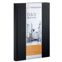 HAHNEMÜHLE Skizzenbuch D&S - A5, 140 g/qm, 80 Blatt