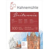 HAHNEMÜHLE Aquarellblock Britannia 24,0 x 32,0 cm