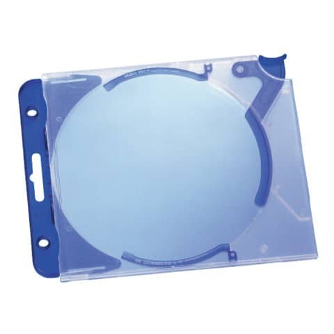 DURABLE CD-Hardbox QUICKFLIP® COMPLETE, für 1 CD/DVD, blau, 5 Stück