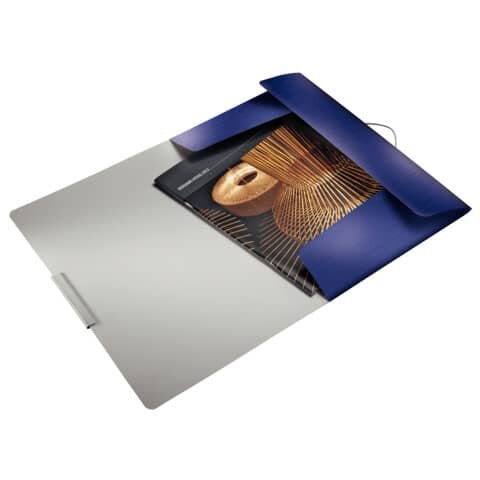 LEITZ Eckspanner Style 3977 DIN A4 titan blau