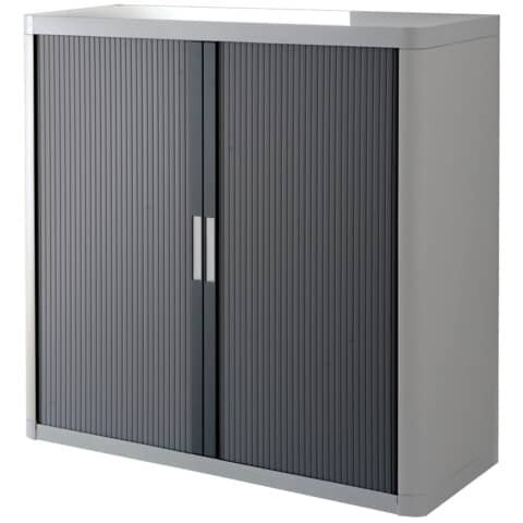 PAPERFLOW Rollladenschrank easyOffice 1-Meter Schrank, grau/anthrazit