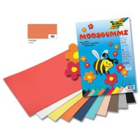 FOLIA Moosgummi - 29 x 40 cm, orange