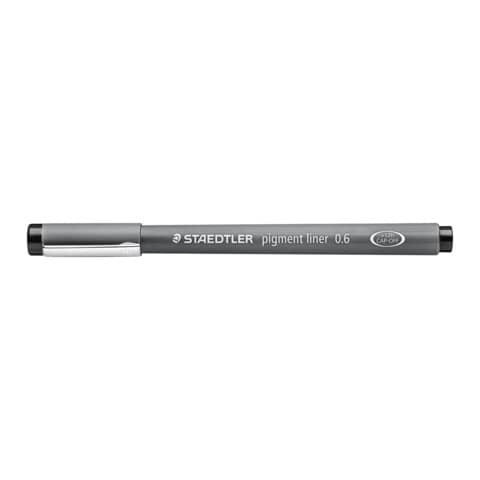STAEDTLER Feinschreiber pigment liner - 0,6 mm, schwarz