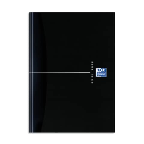 OXFORD Notizbuch Office Essentials DIN A5 liniert, schwarz Hardcover 192 Seiten