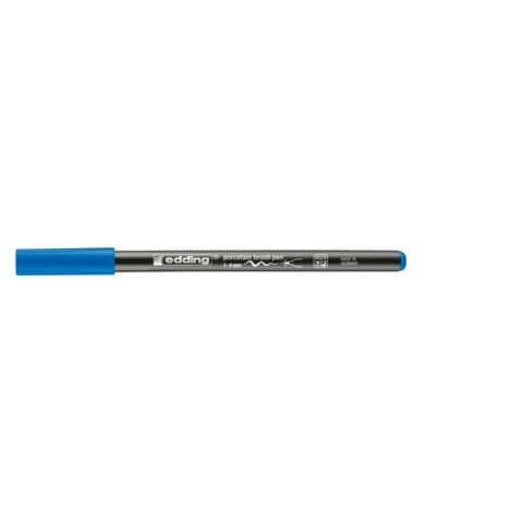 EDDING 4200 Porzellanpinselstift - 1 - 4 mm, hellblau