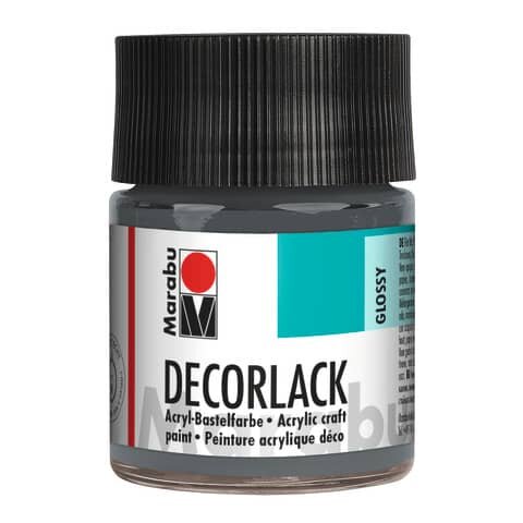 MARABU Decorlack Acryl - Grau 078, 50 ml