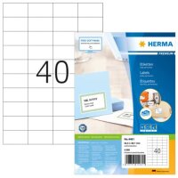 4.000 HERMA Etiketten 4461 weiß 52,5 x 29,7 mm