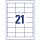 630 AVERY Zweckform Etiketten 6170 weiß 64,0 x 36,0 mm