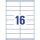 1.600 AVERY Zweckform Etiketten 3665 weiß 105,0 x 33,8 mm