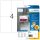 100 HERMA wetterfeste Folienetiketten 4697 weiß 105,0 x 148,0 mm