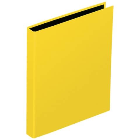 PAGNA Ringbuch Basic Colours - A5, 4-Ring, Ring-Ø 25mm, gelb