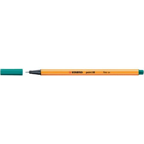 STABILO point 88 Fineliner blau 0,4 mm, 1 St.