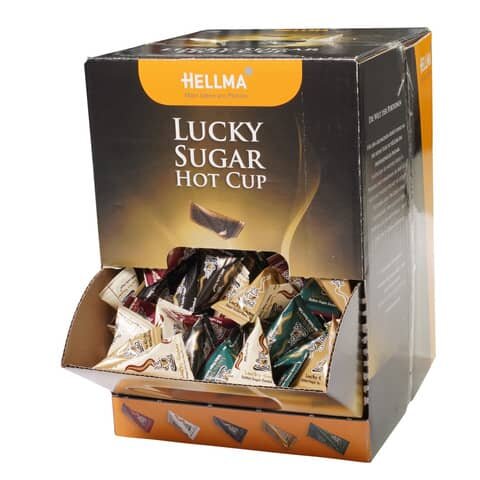 HELLMA LUCKY SUGAR HOT CUP Zuckersticks, 500x 4,5 g