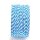 GOLDINA Kordel - 3 mm x 25 m, weiß/blau