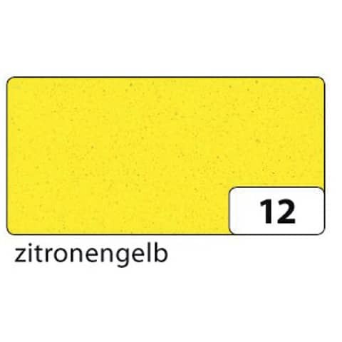 FOLIA Moosgummi - 20 x 29 cm, zitronengelb