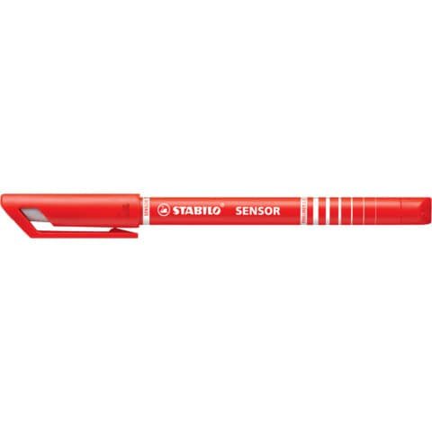 STABILO sensor 189 Fineliner rot 0,3 mm, 1 St.