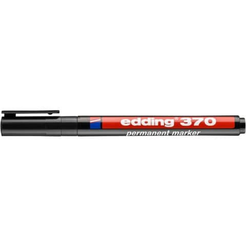 edding 370 Permanentmarker schwarz 1,0 mm, 1 St.