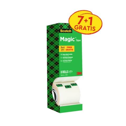 Scotch Magic™ Tape Klebefilm matt 19,0 mm x 33,0 m 8 Rollen