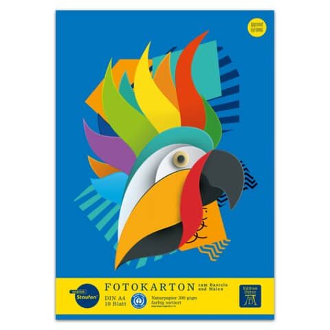 EDITION DÜRER Fotokarton geleimt - A4, 10 Blatt, 300g/qm