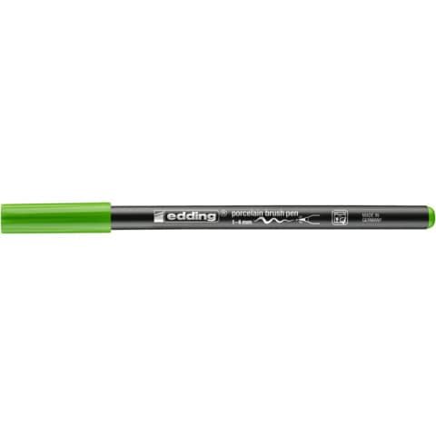 EDDING 4200 Porzellanpinselstift - 1 - 4 mm, hellgrün
