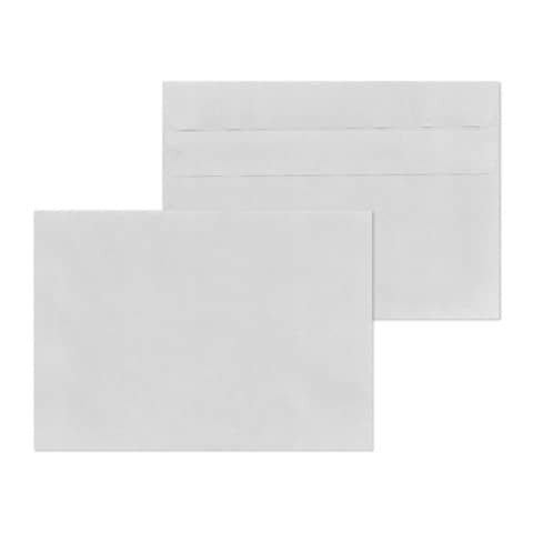 MAILMEDIA Briefumschläge - C6 (162x114 mm), ohne Fenster, selbstklebend, 75 g/qm, 1.000 Stück, recycling grau