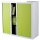 PAPERFLOW Rollladenschrank easyOffice 1-Meter Schrank, weiß/grün