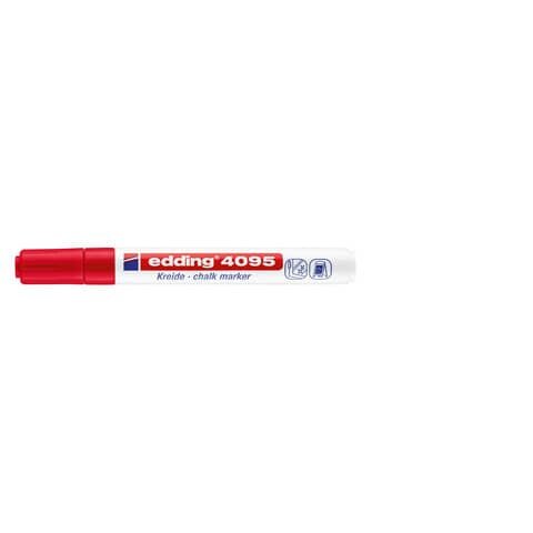 edding 4095 Kreidemarker rot 2,0 - 3,0 mm, 1 St.