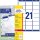 840 AVERY Zweckform Adressetiketten L7160-40 weiß 63,5 x 38,1 mm