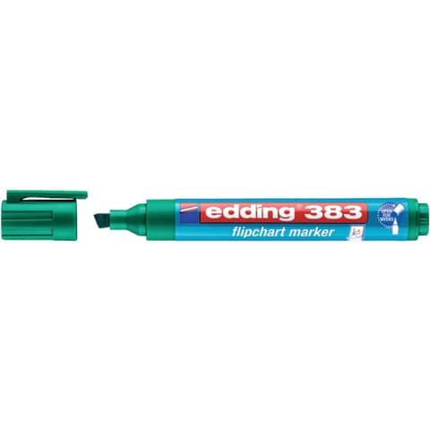 edding 383 Flipchart-Marker grün 1,0 - 5,0 mm, 10 St.
