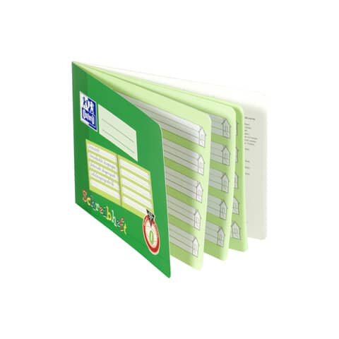 OXFORD Schreiblernheft Lineatur 0 liniert DIN A5 quer ohne Rand, 16 Blatt