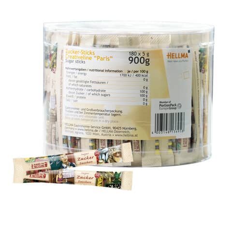 HELLMA Zuckerportionen - Zucker-Stick „Paris“