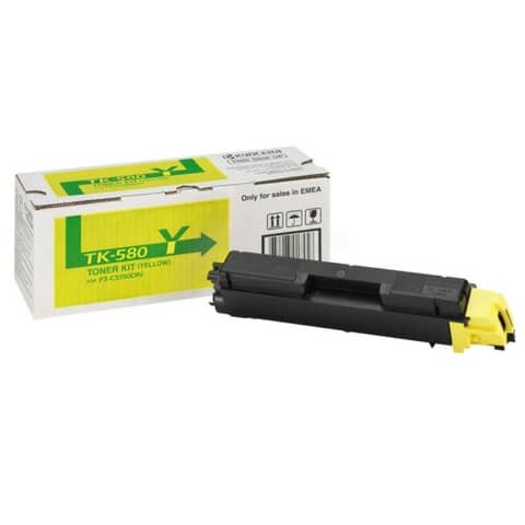 KYOCERA-MITA Original Kyocera Toner gelb (02KTANL0,0T2KTANL,1T02KTANL0,2KTANL0,T2KTANL,TK-580Y)