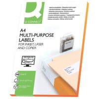 Q-CONNECT Inkjet+Laser+Kopier-Etiketten - 105,0x57,0 mm,...