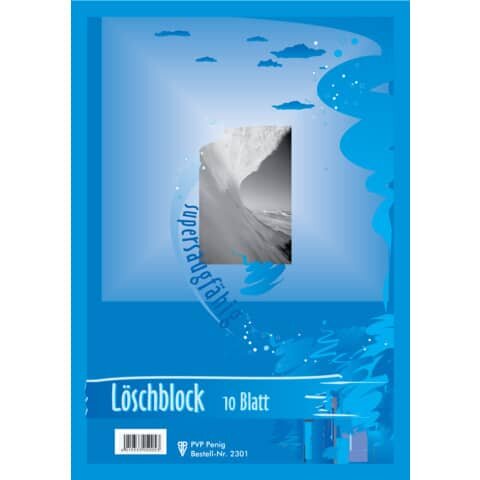 PVP Löschblattblock A5 farbig