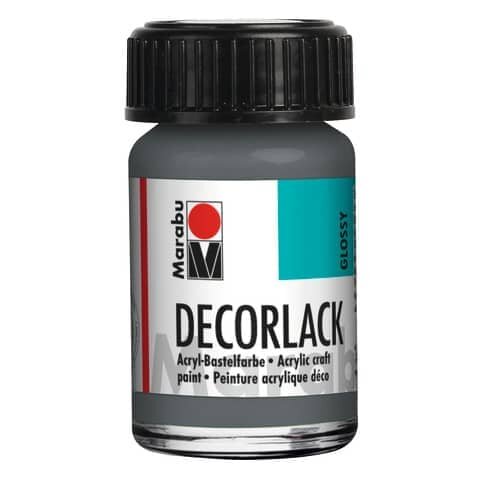 MARABU Decorlack Acryl - Grau 078, 15 ml