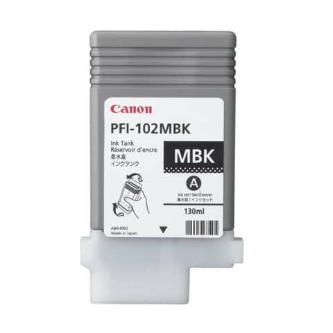 Canon PFI-102 MBK  mattschwarz Druckerpatrone