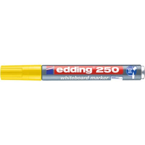 EDDING 250 Boardmarker - nachfüllbar, 1,5 - 3 mm, gelb