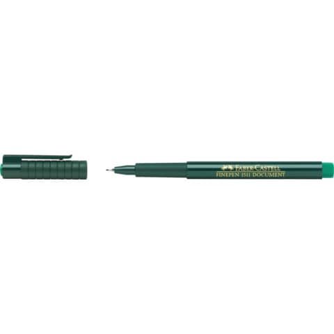 FABER CASTELL Feinschreiber FINEPEN 1511 - 0,4 mm, grün (dokumentenecht)