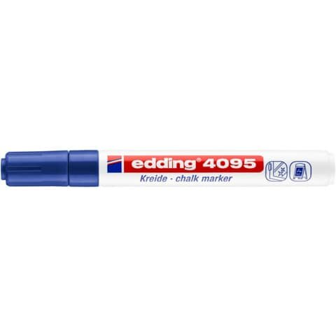 EDDING 4095 Kreidemarker - 2 - 3 mm, blau